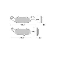 Organické brzdové destičky Ferodo - FDB2048EF